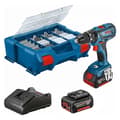 Miniatyrbillede 1 af 3: Bosch Professional GSB 18V Percussion Drill + 82 Pick &amp; Click Accessories