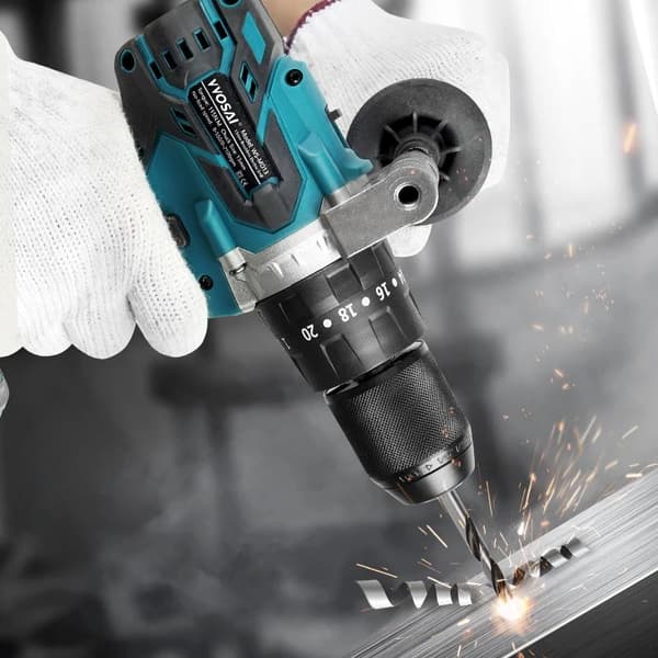 20V 20 torque borstlös borrssats, 115NM sladdlös elektrisk skruvmejsel