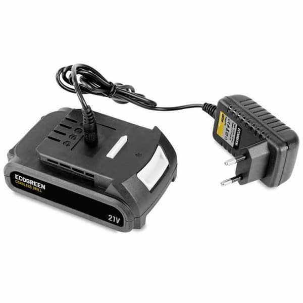 21V, 1,3Ah och 1500RPM sladdlös litiumborrmaskin - ECOGREEN