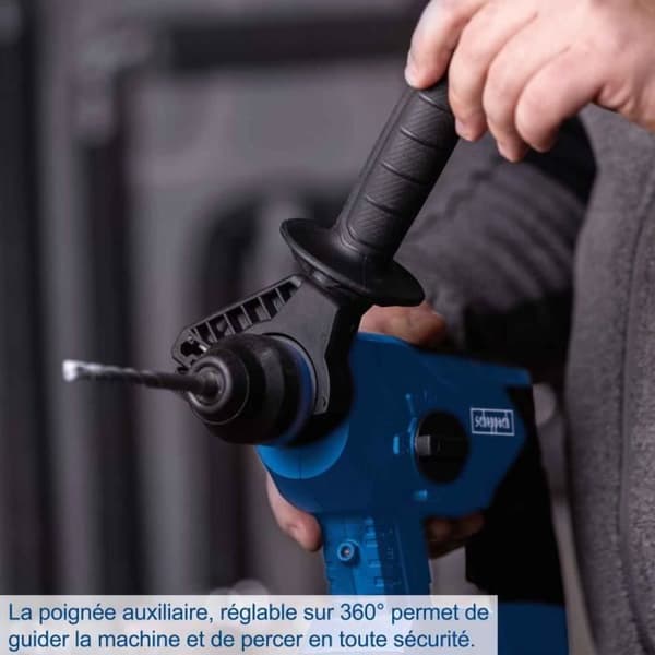 Borstlös borr - SCHEPPACH - 20V IXES - 2,2 joule - SDS Plus - 1400 rpm - utan batteri eller laddare - BC-RHD230-X