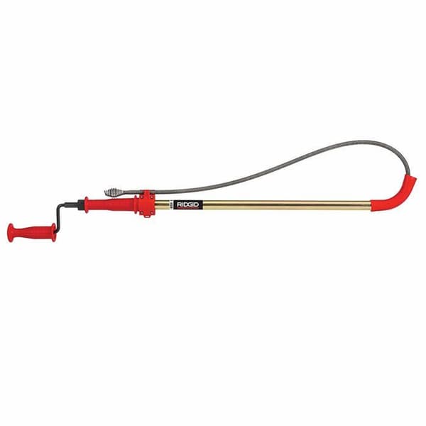 Ridgid skruvborr - 56658 - Modell K-6P | 2 m (6 fot) toalettavlåsare med bulbskruv