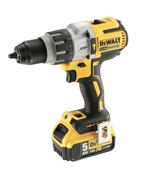 18V slagborrskruvmejsel + 2 5Ah batterier + TSTAK box - DEWALT - DCD996P2-QW