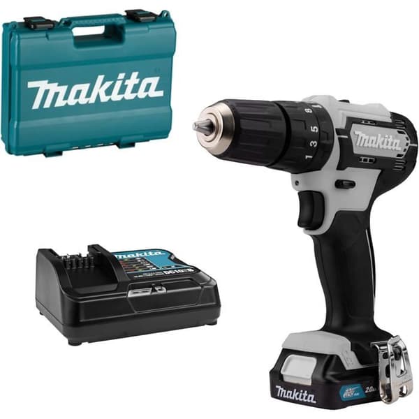 Makita slagborr HP333DSAW 1x 2 Ah Batteri + Laddare