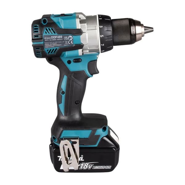 Sladdlös borrskruvmejsel - Makita - DDF489RTJ - 2 batterier - 18V 5.0Ah Li-Ion borstlös