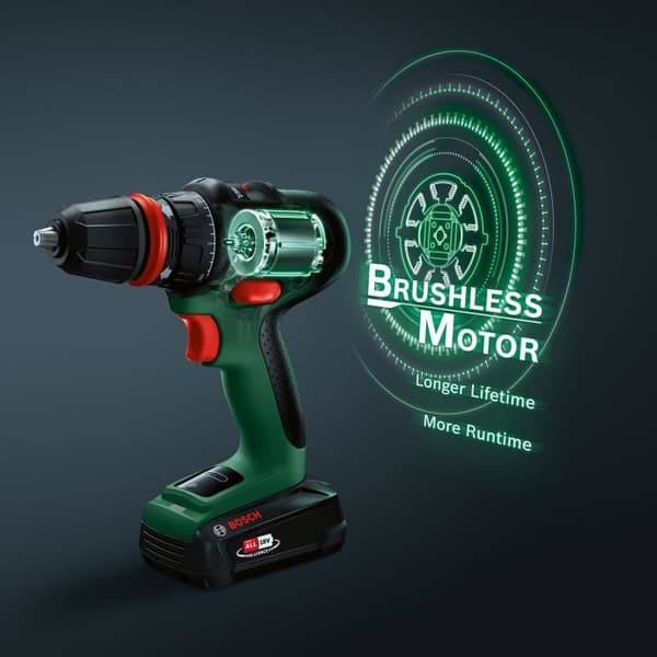 Bosch sladdlös borstlös slagborr - AdvancedImpact 18 (levereras med 2 18V-2,5Ah batterier + laddare + box)