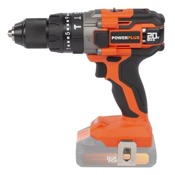 Sladdlös borrhammare 20V 50Nm - DUAL POWER POWDP15200 - Levereras utan batteri eller laddare