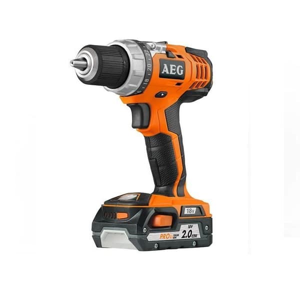 AEG BSB18G4-202C kompakt borrskruvmejsellåda - 18V - 60 Nm - 2 Pro litium 2,0 Ah batterier + laddare