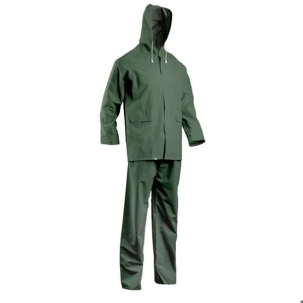 Regnset - TM - 50200 - Jacka och byxor - Dubbel PVC-beläggning - Grön