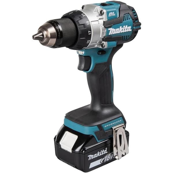 Makita DHP489RTJ 2 hastigheter - Sladdlös slagborrmaskin 620 W borstlös, + 2 batterier, + laddare