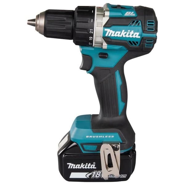 Makita DDF484RT3J, Pistol Grip Drill, Drilling, Craft, Black, Blue, Silver, 2000 RPM, 1,5 in, 0,5 in