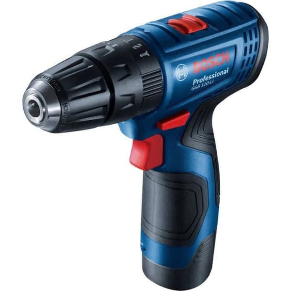 Sladdlös borrskruvmejsel - Bosch Professional - GSB 120-LI - 12 V - 2,0 Ah - 2 batterier ingår