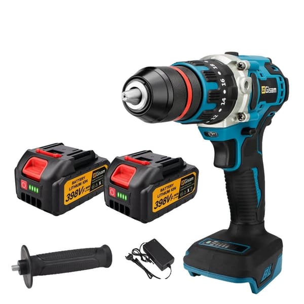 18V trådløs boremaskine, maksimal moment 480 N.M, 0-4000 omdr./min,Ingen batteri, ingen stik.