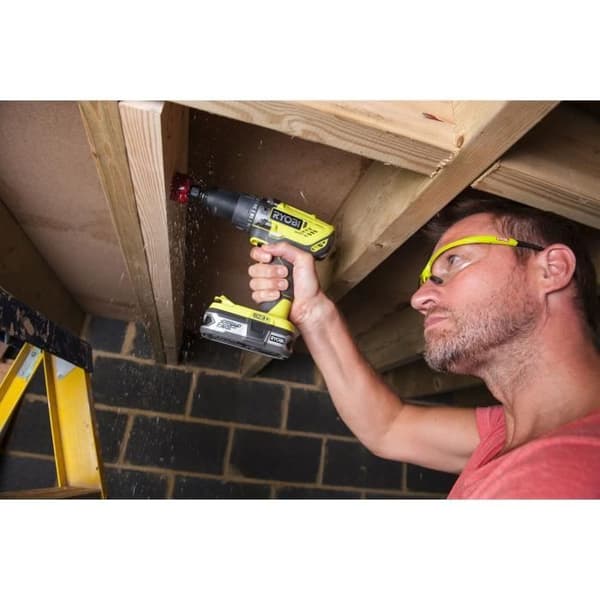RYOBI - 18V ONE+ slagborr - 50 Nm - 500-1800 rpm + 4,0 Ah batteri, 2,0 A laddare, väska - R18PD3-140SA