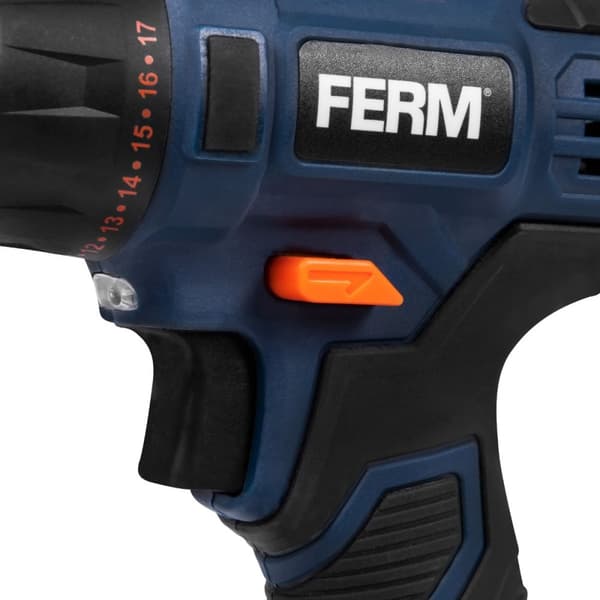 FERM CDM1158 Akku boremaskine - 20V - 2.0Ah - med Akku og oplader - i kuffert - DYI
