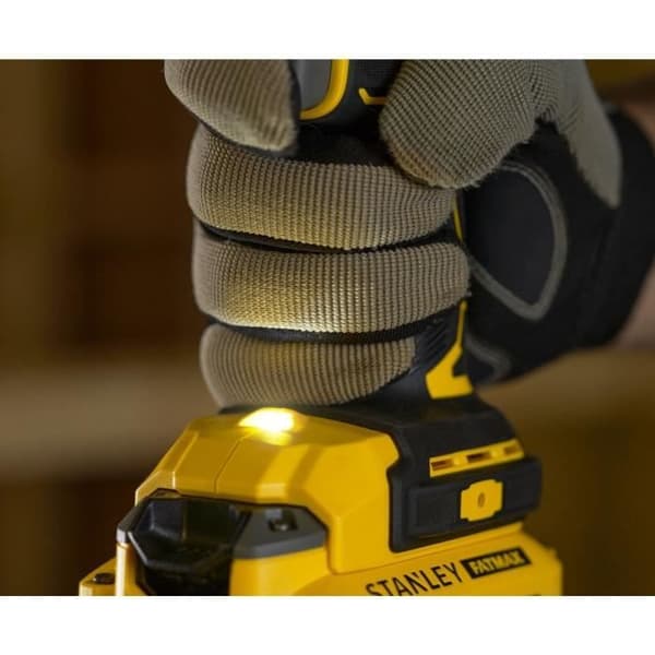 80 Nm borstlös litiumborrmaskin 18V - 2 batterier 2Ah - STANLEY FATMAX V20 - SFMCD720D2K-QW