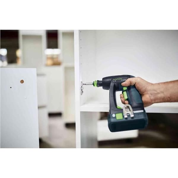 18V C 18 HPC 4.0 I-Plus borrskruvmejsel + 2 4Ah batterier + snabbladdare + Systainer SYS3 - FESTOOL - 576435