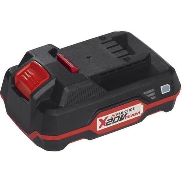 Batteri 20V 2Ah - Parkside - Kompatibel med Slipmaskin, Såg, Borrmaskin - Trådlös - 2 Batterier - 2 Ah