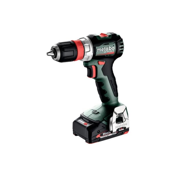 Metabo BS 18 L BL Q 613156500 18 V 2 Ah Li-Ion sladdlös borrskruvmejsel + 2 batterier, borstlösa, + fodral, + laddare