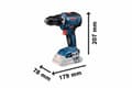 Miniatyrbild 3 av 4: 18V GSR 18V-55 skruvmejselborr (utan batteri eller laddare) i L-BOXX fodral - BOSCH - 06019H5203