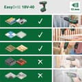 Miniatyrbild 3 av 6: Borrskruvdragare - Bosch - EasyDrill 18V-40 - Utan batteri - 13 mm chuck - 2 hastigheter