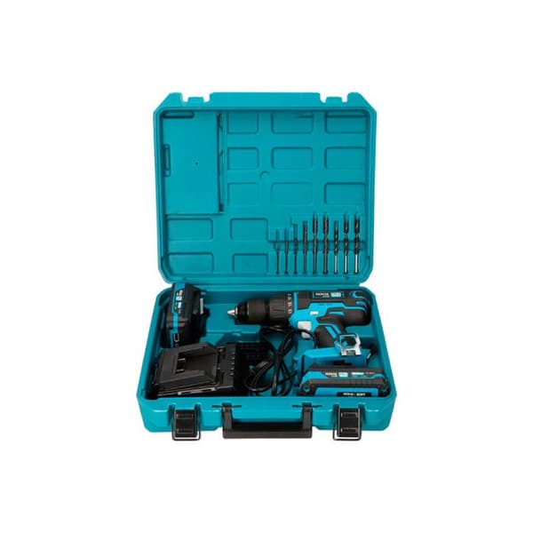 KOMA 20V slagborrmaskin - 2 batterier 2Ah - 1 laddare - 08750