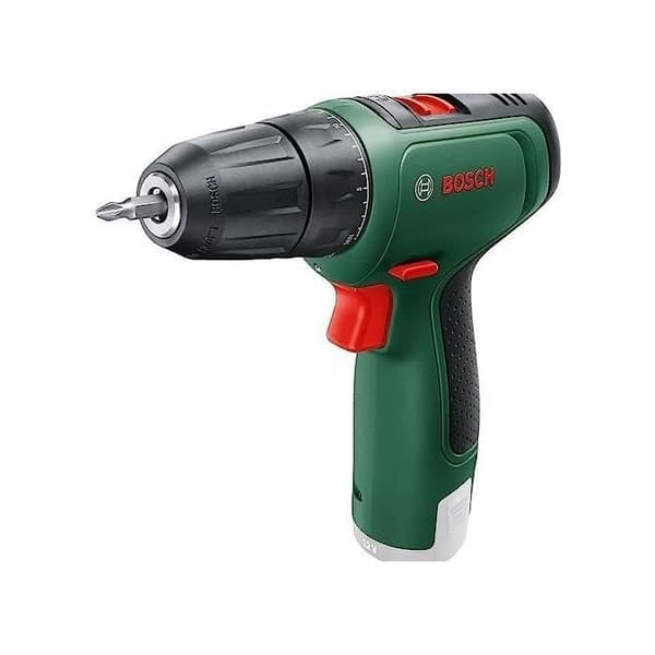 Bosch EasyDrill 1200 borrmaskin med 2 batterier, 1 laddare, fodral med bits