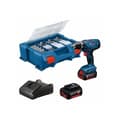 Miniatyrbild 2 av 5: Borrskruvdragare 18V GSR18V-21 - BOSCH - med 2 batterier 18V 4.0Ah + laddare + L-Case - 06019H100C