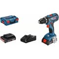 Miniatyrbild 1 av 4: Bosch Professional GSR 18V-28 borrmaskin + 2 x 2,0Ah batterier + GAL1820 laddare + L-fodral - 06019H4109