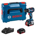Miniatyrbild 1 av 3: 18V GSR 18V-90 C borrmaskin + 2 GBA 5 Ah batterier + laddare i L-BOXX fodral - BOSCH - 06019K6006