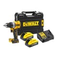 Miniatyrbild 1 av 5: DEWALT POWERSTACK slagborr - 2 18V 5Ah batterier - DCD805H2T-QW