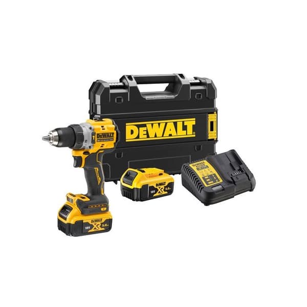 DEWALT XR 18V 5Ah Li-Ion hammarborr/skruvdragare - DCD805P2T-QW
