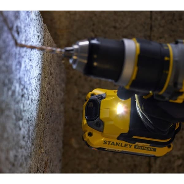 Stanley - V20 Slagborrskruvdragare 80 Nm BORSTLÖS - Litium 18V - 2 4A batterier - SFMCD721M2K-QW