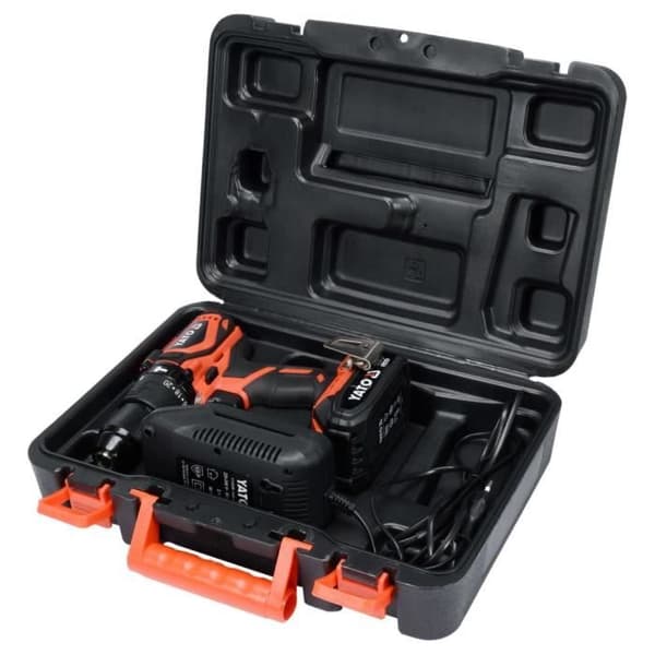 YATO Borstlös borrhammare & 2,0Ah 18V 42Nm batteri