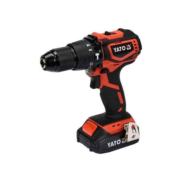 YATO Borstlös borrhammare & 2,0Ah 18V 42Nm batteri