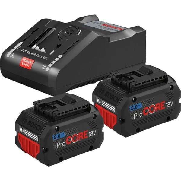Perceuse visseuse BITURBO GSR 18V-150 C - BOSCH - med 2 batterier 18V 8.0Ah - L-BOXX - 06019J5005