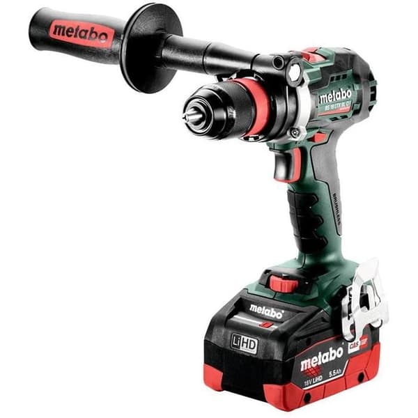 Borrskruvdragare - Metabo - BS 18 LTX BL Q I - 2 x 5,5 Ah LiHD - Metabo Quick-system - 18 V