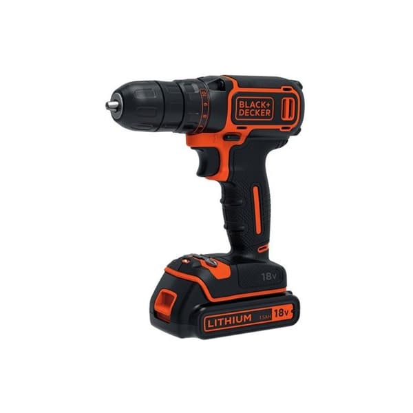 Black &amp; Decker BDCHD18KB borrskruvdragare 2x 18V batterilåda