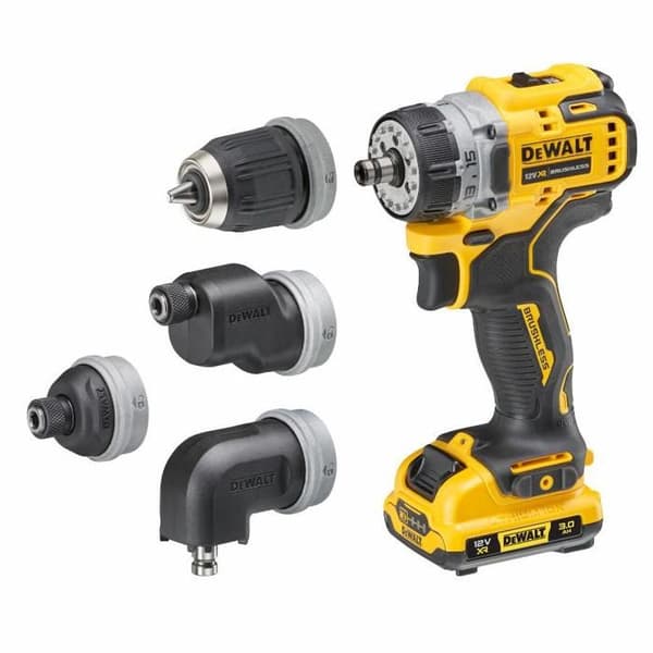 XR 12V 3Ah Li-Ion borstlös flerhuvudsborrmaskin DEWALT - DCD703L2T-QW