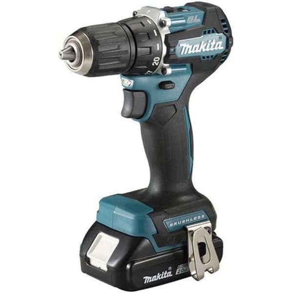 Trådlös borrmaskin och skruvdragare - Makita - DDF487RAJ - 18V - 2 batterier - 3 hastigheter