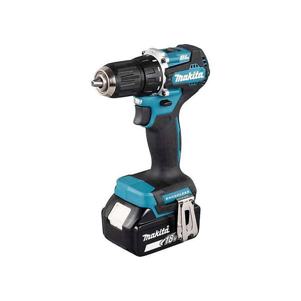 Batteridrill - Makita - DDF487RFE3 - Ergonomisk - LED - Skydd mot djupurladdning