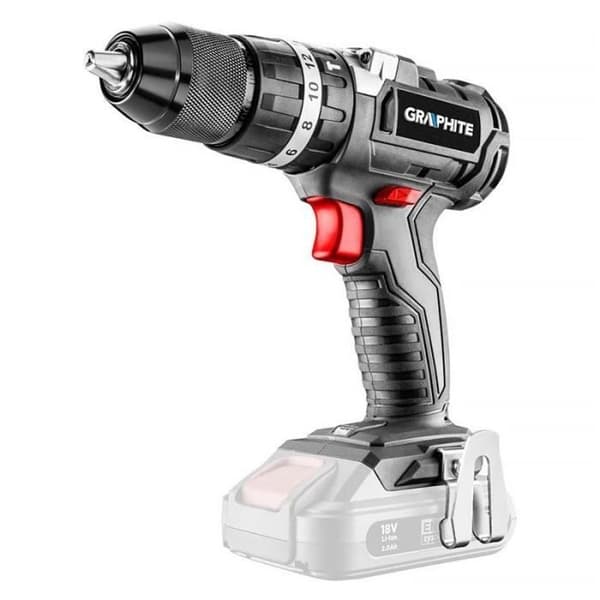 Bor- och skruvdragare - GRAPHITE - ENERGY+ 58G020 - 18 V - BORSTFRI - Automatisk LED-belysning