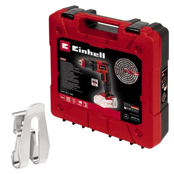 Einhell Trådlös gipsskruvdragare TE-DY 18 Li-Solo Power X-Change (18V, med E-Box S35) Levereras utan batteri och laddare
