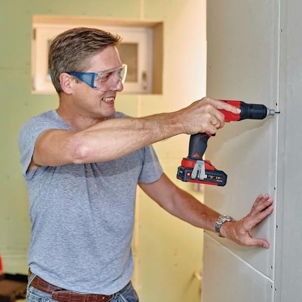Einhell Trådlös gipsskruvdragare TE-DY 18 Li-Solo Power X-Change (18V, med E-Box S35) Levereras utan batteri och laddare