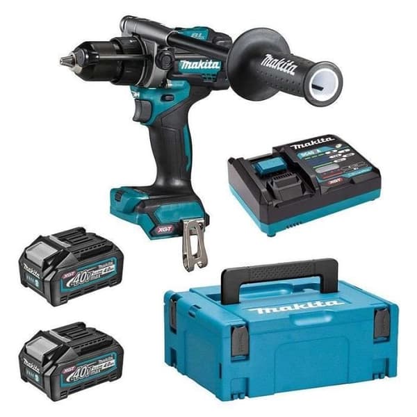 Slagskruvdragare MAKITA HP001GM201 40V max Li-ion (2x4Ah)