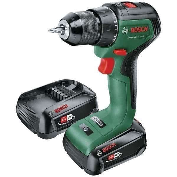 Perforator Skruvdragare UniversalDrill 18V-60 (2x 2,0Ah) + AL 18V-20