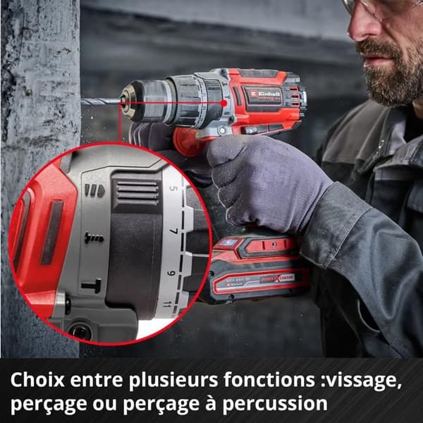 Einhell Professional Slagskruvdragare TP-CD 18/70 Li-i BL - Solo Power X-Change (18V) Levereras utan batteri och laddare