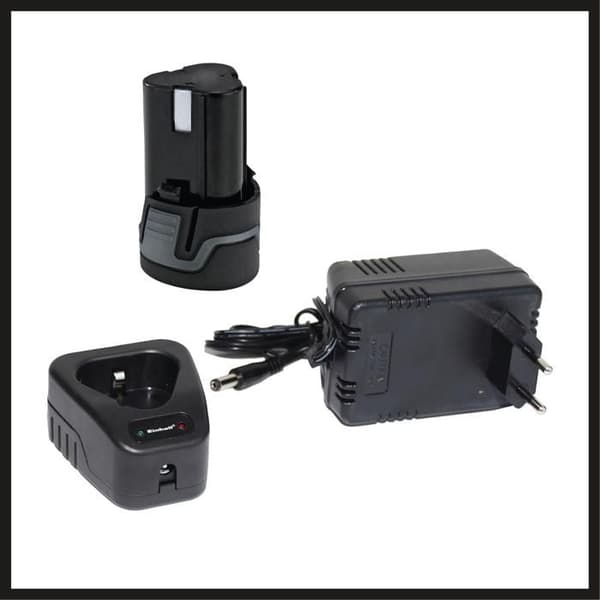 Einhell Sladdlös skruvdragare TH-CD 12-2 Li (12 V, Tryck: 24 Nm) Levereras i en låda med laddare och batteri