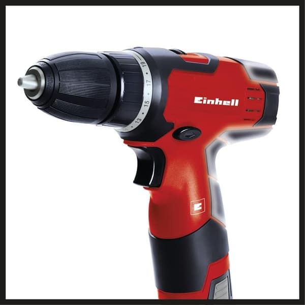 Einhell Sladdlös skruvdragare TH-CD 12-2 Li (12 V, Tryck: 24 Nm) Levereras i en låda med laddare och batteri