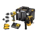 Miniatyrbild 1 av 2: Kit 2 Tools XR 12V 3Ah Li-Ion borstlös DEWALT borrskruvdragare + slagskruvdragare - DCK2101L2T-QW