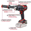 Miniatyrbild 2 av 4: Einhell Professional Borrskruvdragare TP-CD 18/120 Li-i BL - Solo Power X-Change (18V) Levereras utan batteri eller laddare